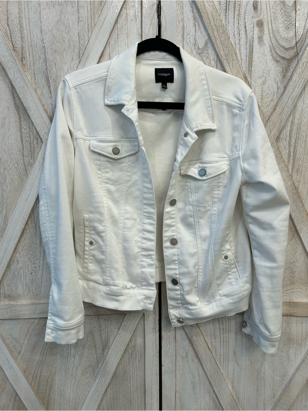 Liverpool Jeans Company White Women’s Denim Jacket
